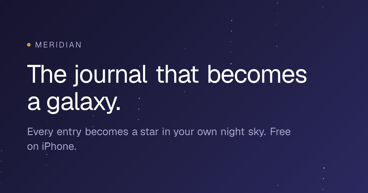 I built a journaling app that locks TikTok/Instagram until you write in it, because I realized I did logo